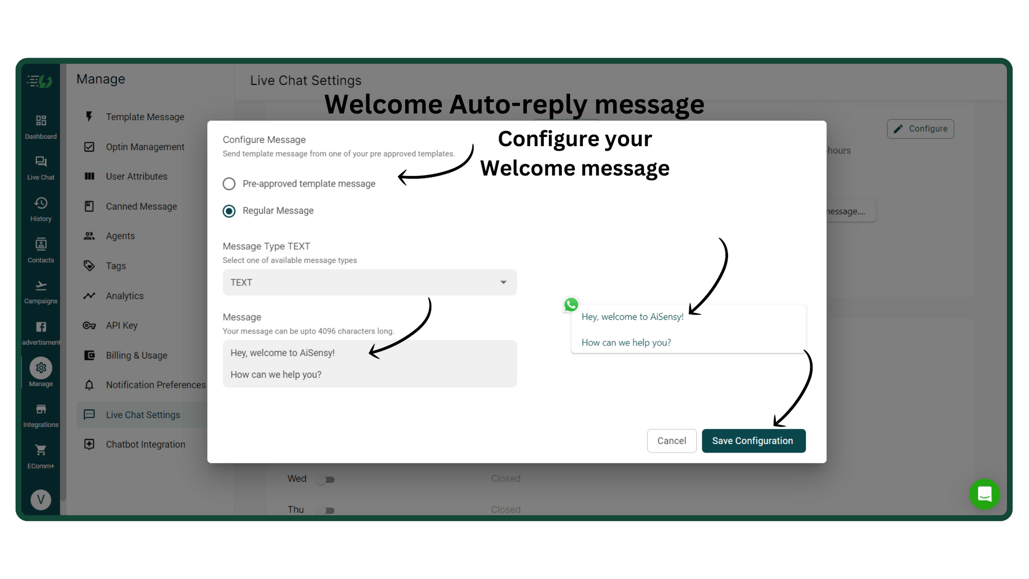 3. Configure Welcome Message.png